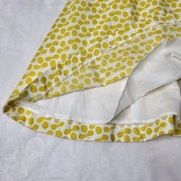 Boden Yellow Sleeveless Linen/Cotton Dress. Size 6 - Picture 11 of 15